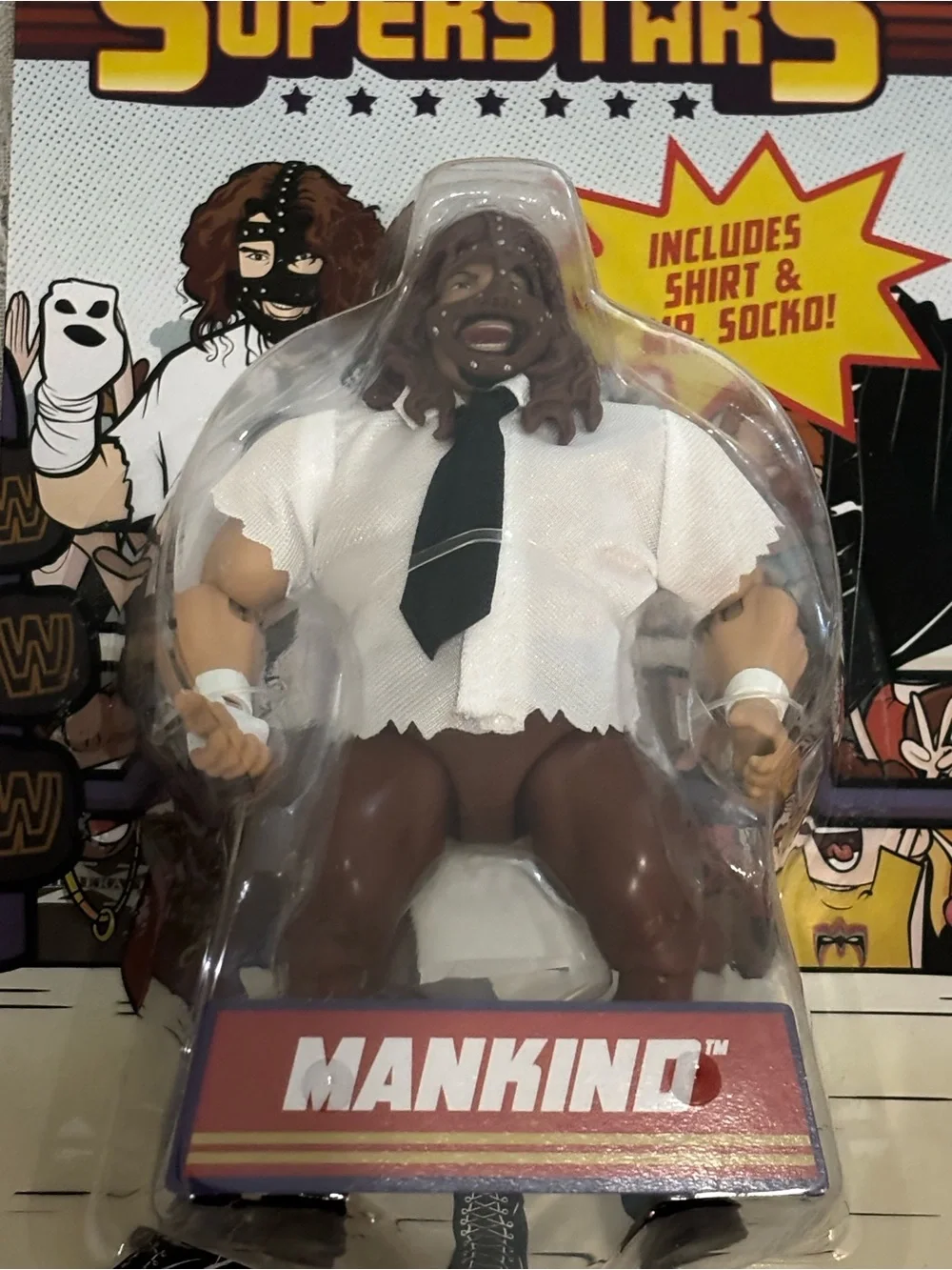 Mankind WWE Superstars Series 18 Action Figure Brand New